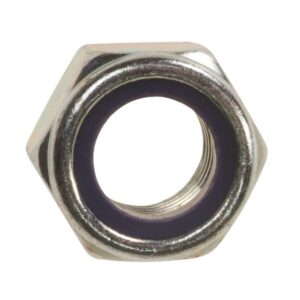 1kg Mixed Pack Zinc Plated Nyloc Nuts – Metric, Hex Lock Nuts (BZP)